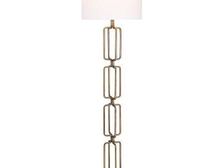 Link Brushed Gold Floor Lamp Sale