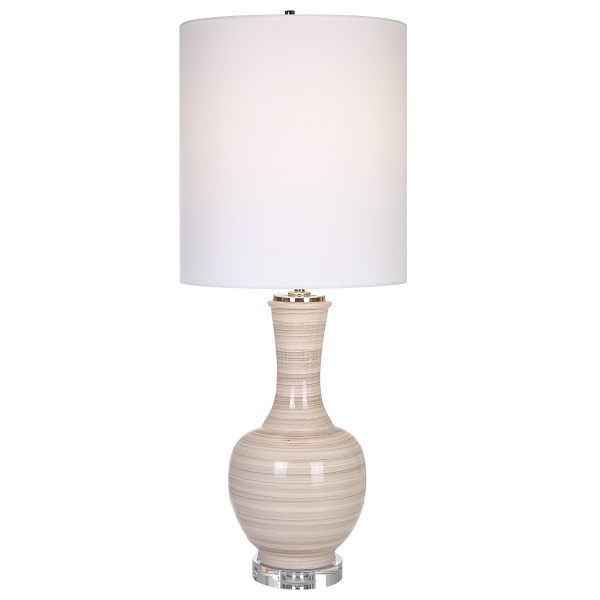 Chalice Striped Table Lamp on Sale