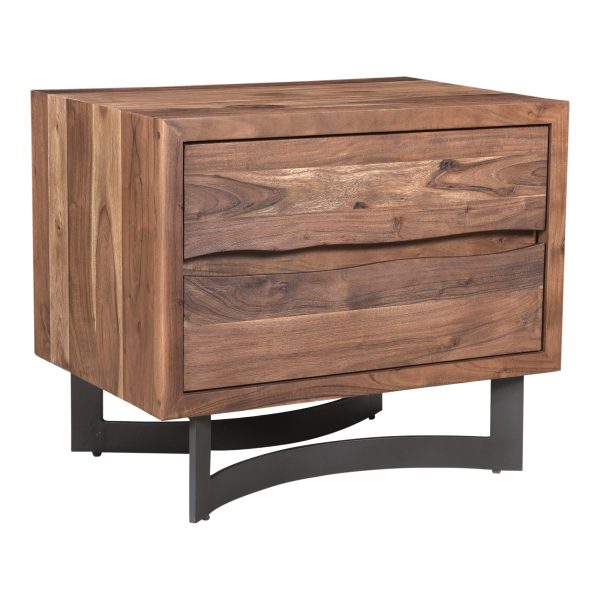 Bent Nightstand Smoked Sale