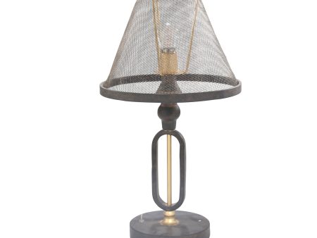 Industrial Led Table Lamp W Shade Discount