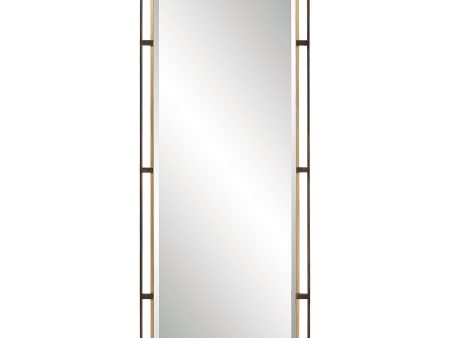 Carrizo Tall Bronze & Gold Mirror For Sale