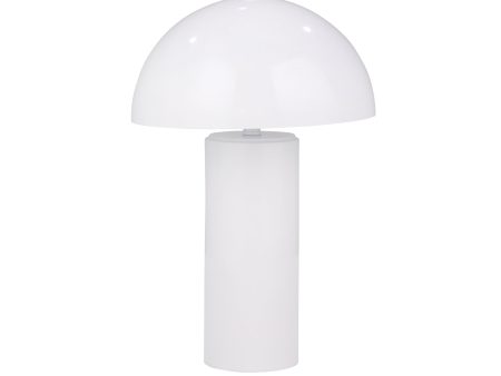 Metal 22  Dome Table Lamp, White Online