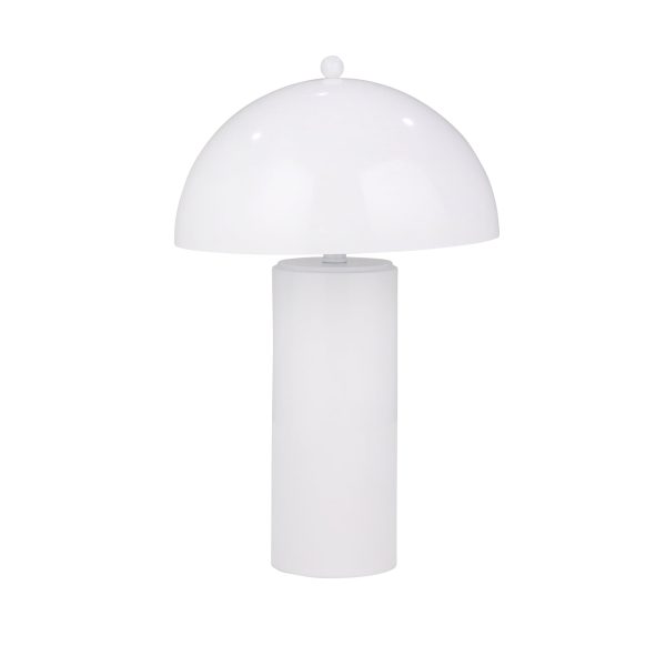 Metal 22  Dome Table Lamp, White Online