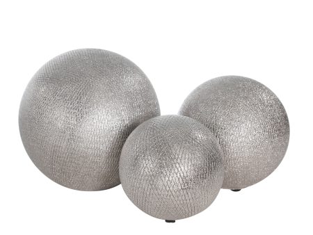 S 3 Ceramic 6 5 4  Orbs, Silver Online Hot Sale