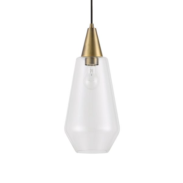 Eichler Antique Brass 1 Light Mini Pendant For Cheap