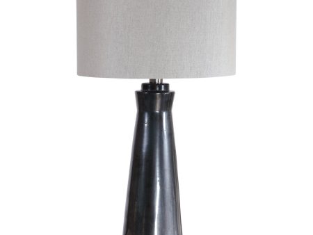 Arlan Dark Charcoal Table Lamp Supply