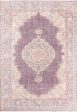 Traditional Machine Made Purple Rug Online