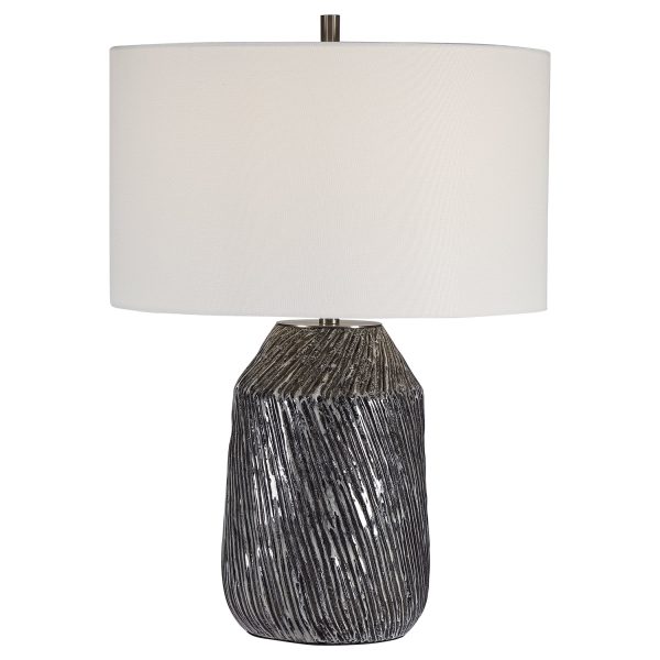 Malaya Graphic Black Table Lamp Sale