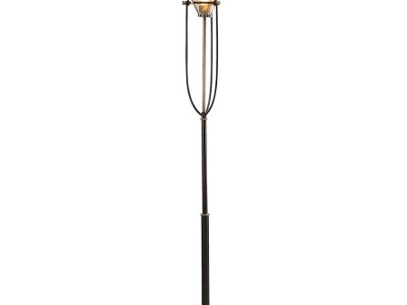 Amaleeda Amber Glass Floor Lamp Online Sale