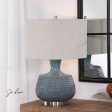 Hearst Blue Glaze Table Lamp For Cheap