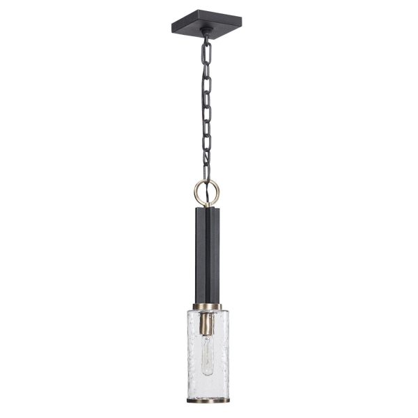 Jarsdel 1 Light Industrial Mini Pendant For Sale