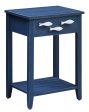 1 Drawer Accent Table With Fish Hardware Supply