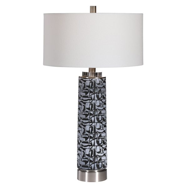 Kramer Gray Black Table Lamp Hot on Sale