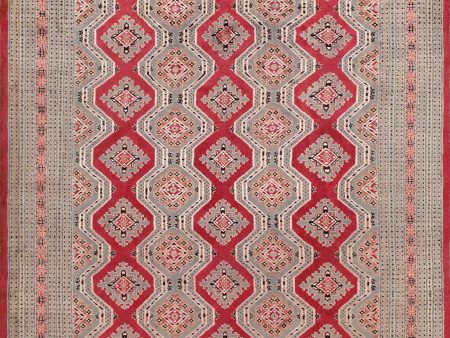 Bokara Collection Hand-Knotted Wool Area Rug- 6  4  X 8  7  Hot on Sale