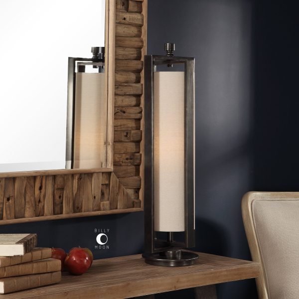 Lanier Gun Metal Accent Lamp For Discount