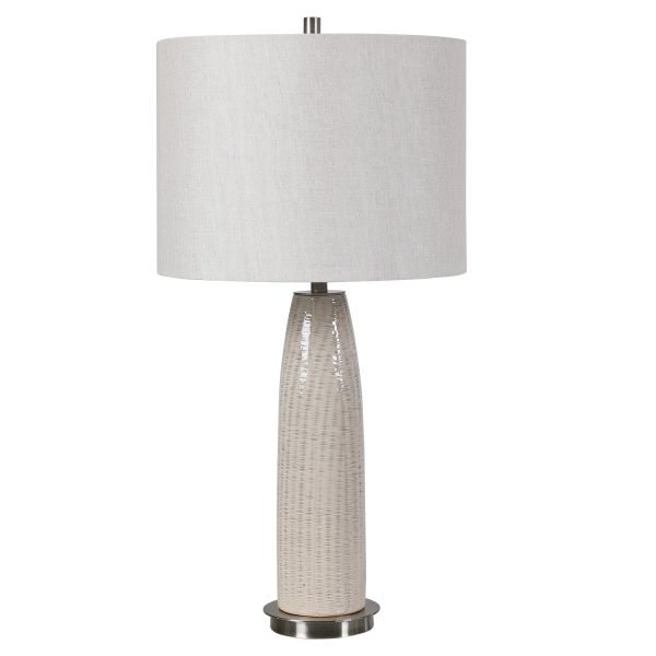 Delgado Light Gray Table Lamp Online now