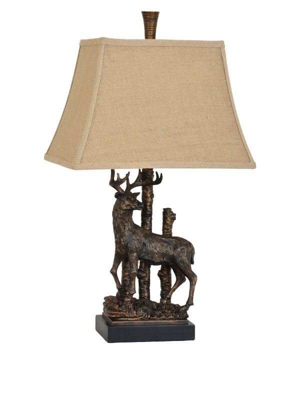 Deer Table Lamp, Set of 2 Discount