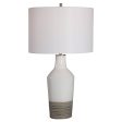 Dakota White Crackle Table Lamp Discount