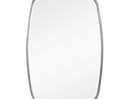 Duronia Brushed Silver Mirror Online now