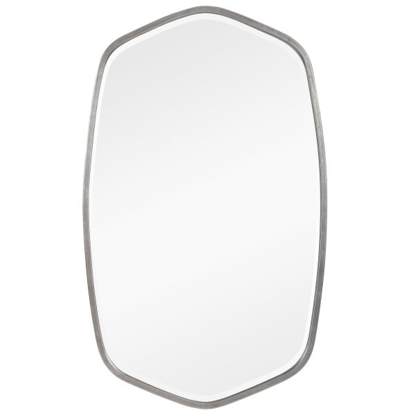 Duronia Brushed Silver Mirror Online now