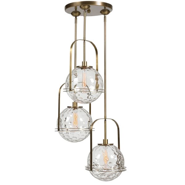 Mimas 3 Light Cluster Pendant For Discount