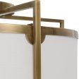 Colfax Brass 3 Light Semi Flush on Sale