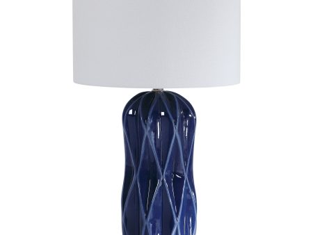 Malena Blue Table Lamp Cheap