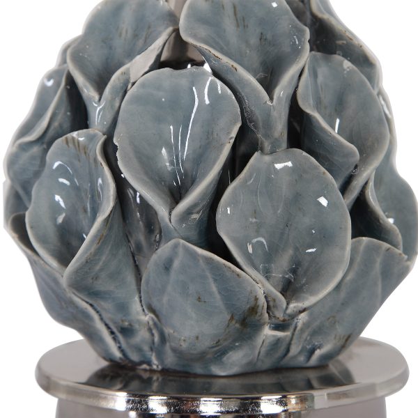 Elody Blue Gray Buffet Lamp Online Sale