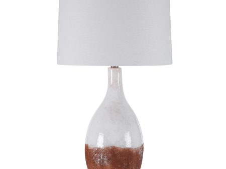 Durango Rust White Table Lamp For Sale