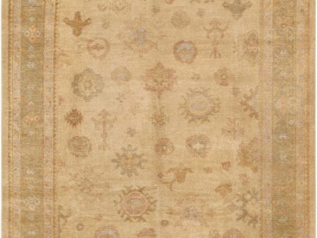 Turkish Oushak Collection Hand-Knotted Lamb s Wool Area Rug Online now