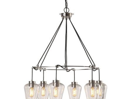 Akron Nickel 6 Light Pendant Fashion