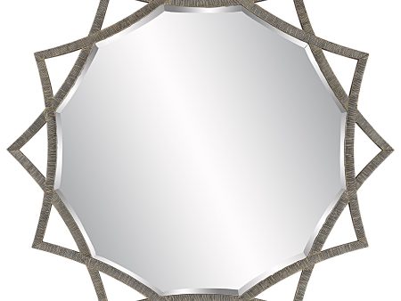 Abanu Antique Gold Star Mirror For Sale