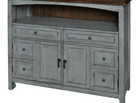 2 Drawer   2 Door Sage Grey Cabinet Online