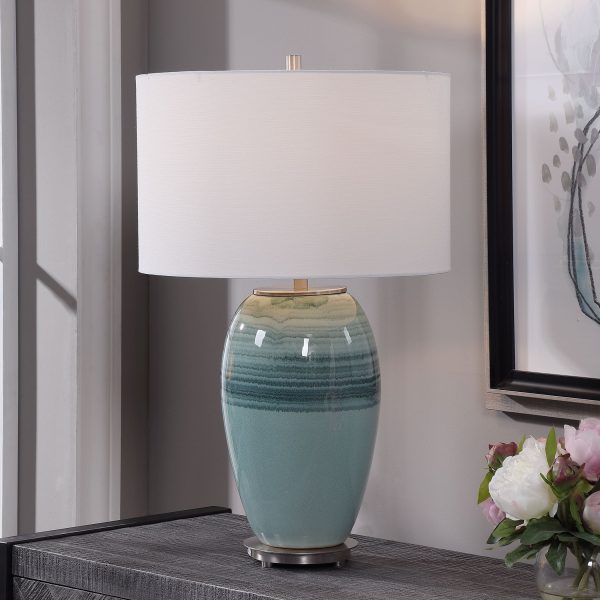 Caicos Teal Table Lamp Hot on Sale