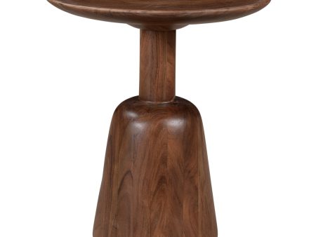 Nels End Table Dark Brown Online now