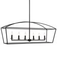 Clayton 6 Light Linear Chandelier Online