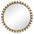 Cyra Gold Round Mirror Online now