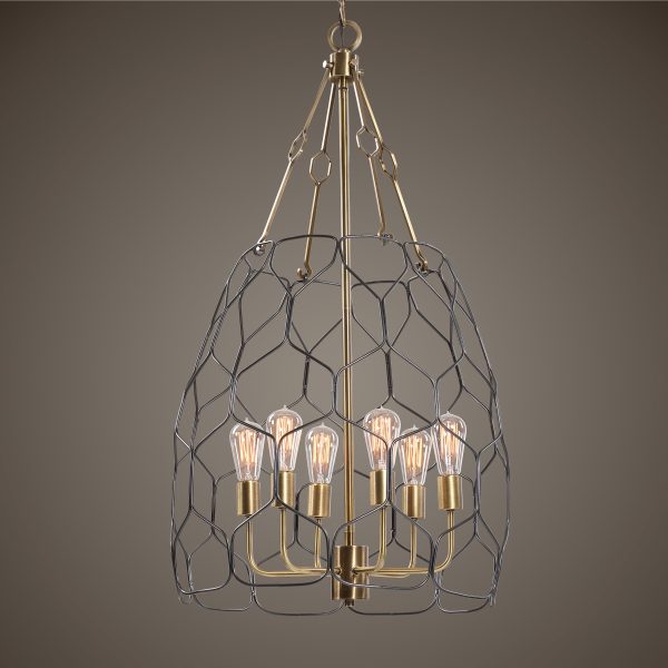 Halstead 6 Light Farmhouse Pendant Sale