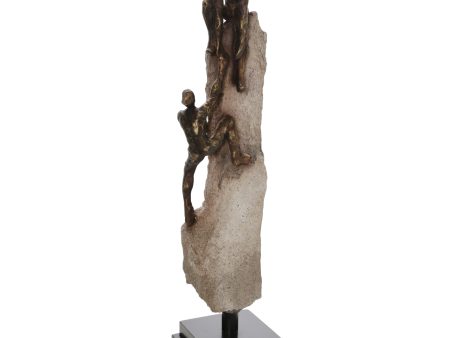 23  Rock Climber Decor, Bronze Online Hot Sale