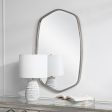 Duronia Brushed Silver Mirror Online now