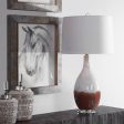 Durango Rust White Table Lamp For Sale