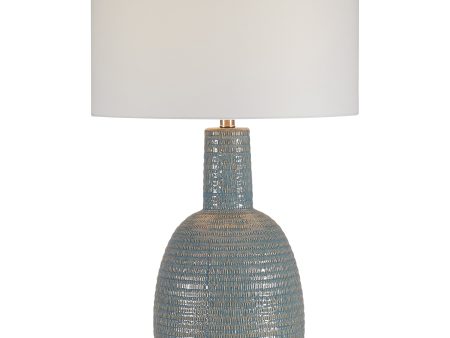 Delta Light Aqua Table Lamp For Discount