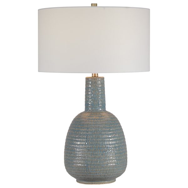 Delta Light Aqua Table Lamp For Discount