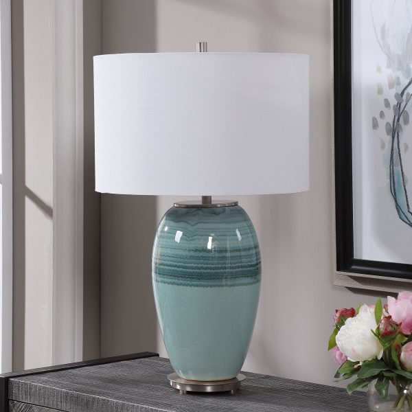 Caicos Teal Table Lamp Hot on Sale