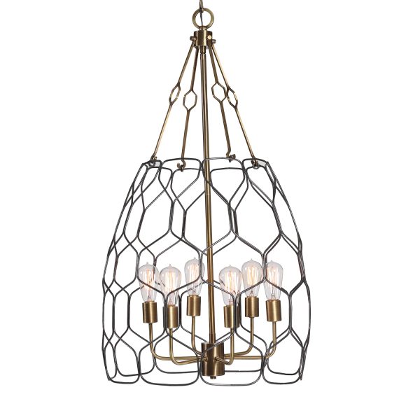 Halstead 6 Light Farmhouse Pendant Sale