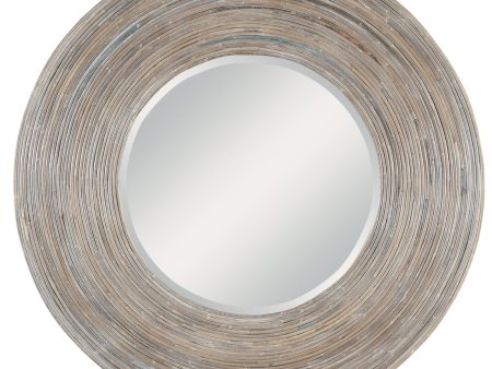 Vortex White Washed Round Mirror Sale