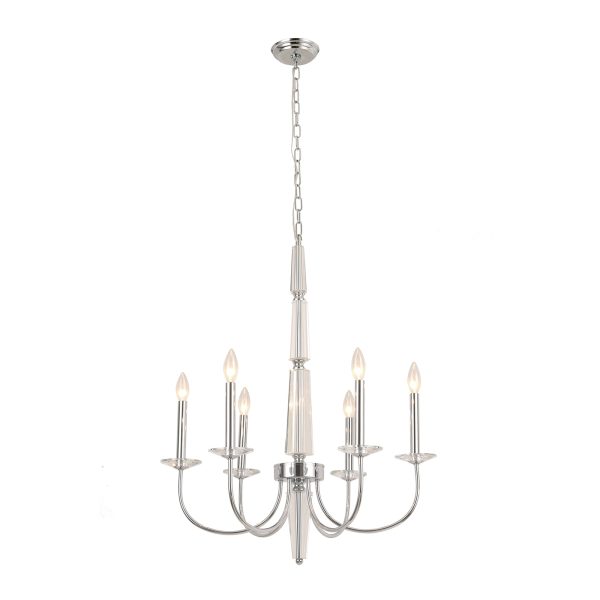 Hestia Collection Metal & Cystal Chandelier Lights For Cheap