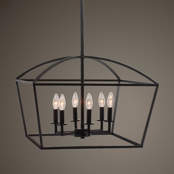 Clayton 6 Light Lantern Pendant on Sale