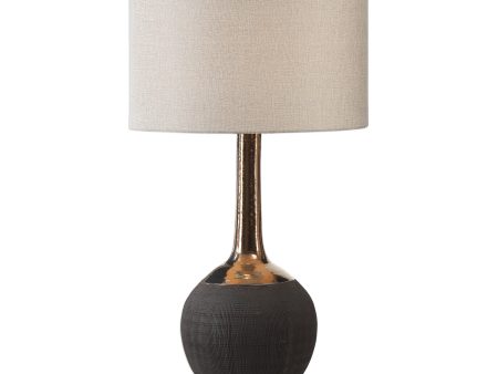 Arnav Textured Black Lamp For Discount