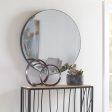 Cerelia Black Round Mirror on Sale